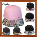 Custom Floral Peak Snapback Hat